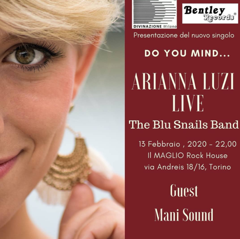 Arianna Luzi in concerto per presentare il nuovo singolo “Do you mind coming with me?”